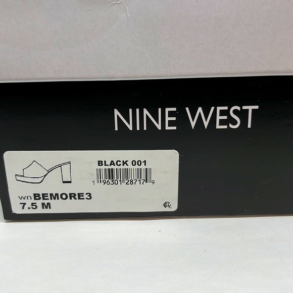 Nine West Black Patton Slip On Shoes with with 4” Heels - Picture 2 of 5